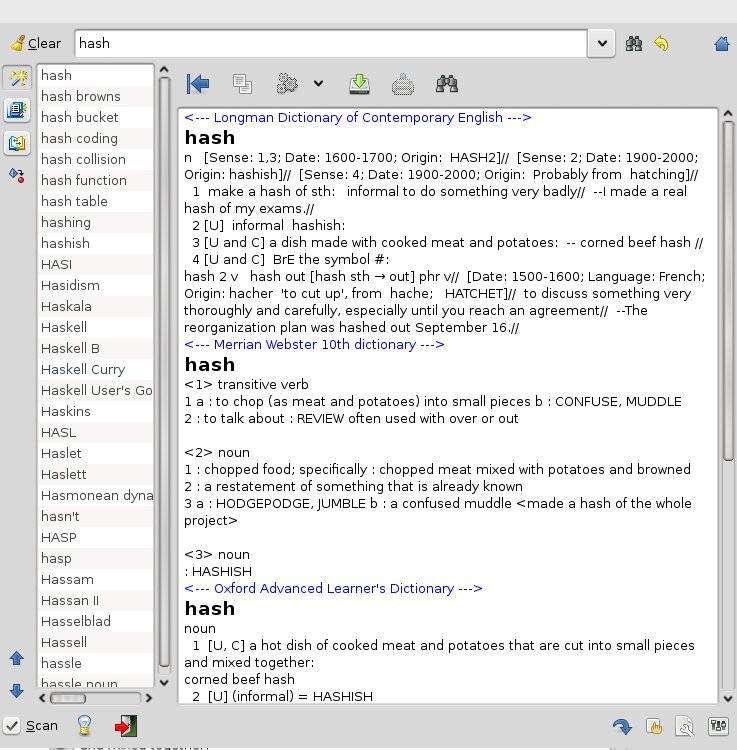 Tech Blog Stardict Dictionary for linux